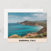Sardinien Italien Postkarte (Vorne/Hinten)