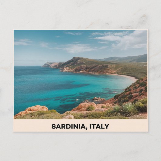 Sardinien Italien Postkarte (Vorderseite)