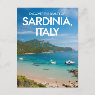Sardinien Italien Reise Postkarte