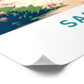 Sardinien Italien Reisen Print Poster (Ecke)