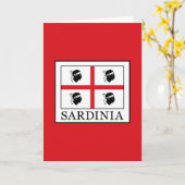 Sardinien Karte (Gelbe Blume)