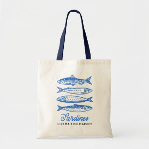 Sardinien Lissabon Fischmarkt Tote Tasche