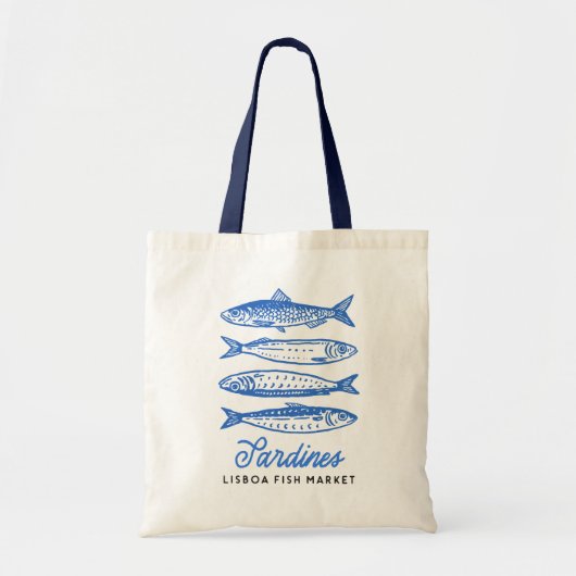 Sardinien Lissabon Fischmarkt Tote Tasche (Vorne)