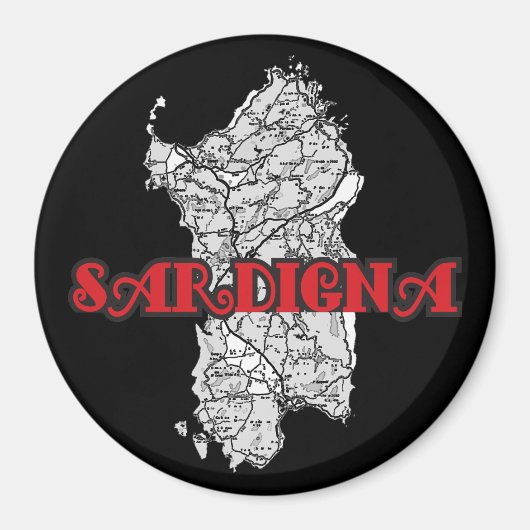 Sardinien Magnet (Vorne)