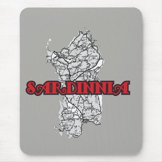 Sardinien Mousepad (Vorne)