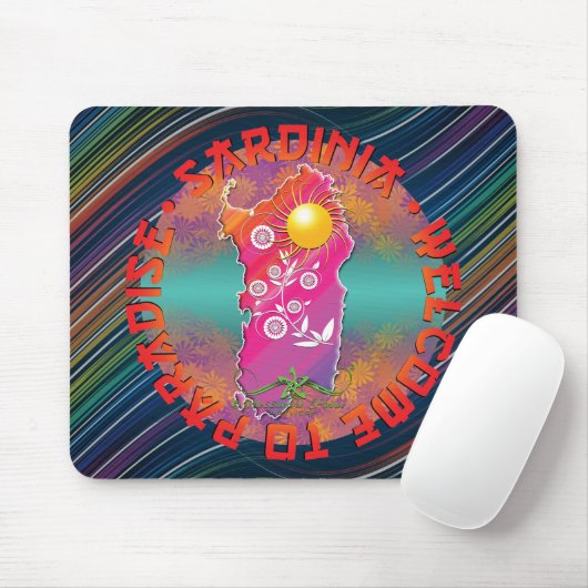 Sardinien Mousepad (Mit Mouse)