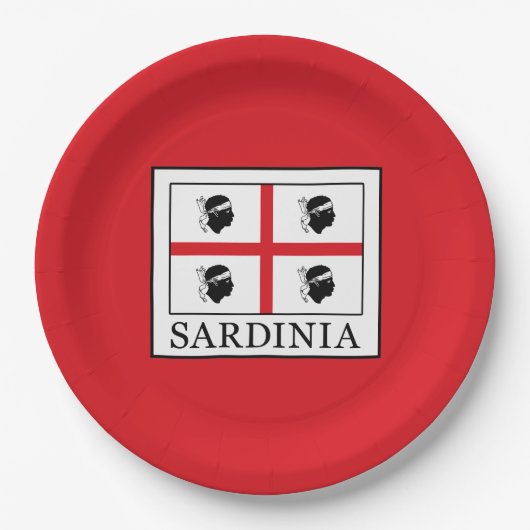 Sardinien Pappteller (Vorderseite)