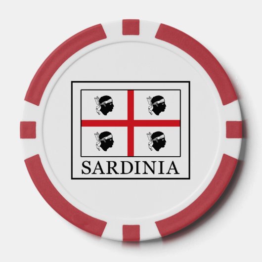 Sardinien Pokerchips (Vorderseite)