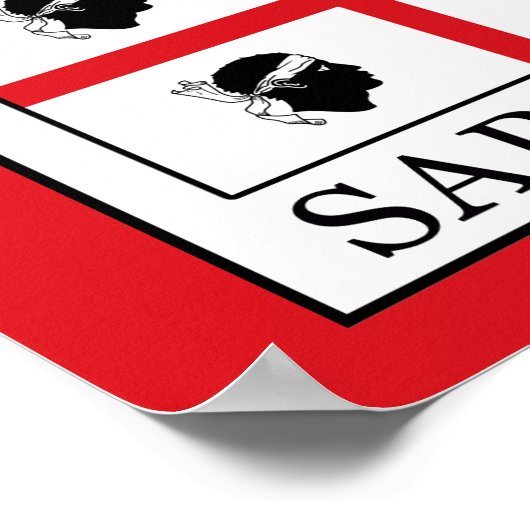 Sardinien Poster (Ecke)