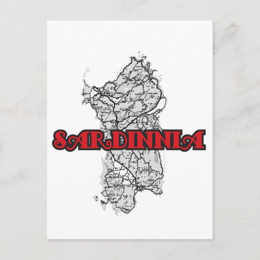 Sardinien Postkarte (Vorderseite)