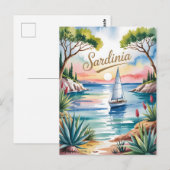 Sardinien Postkarte (Vorne/Hinten)