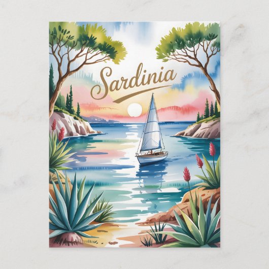Sardinien Postkarte (Vorderseite)