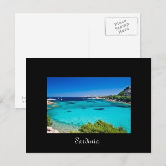 Sardinien Postkarte (Vorne/Hinten)