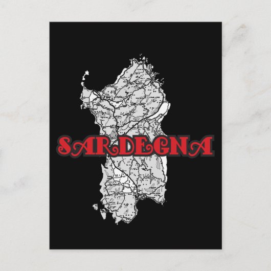 Sardinien Postkarte (Vorderseite)