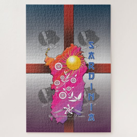 Sardinien Puzzle (Vertikal)