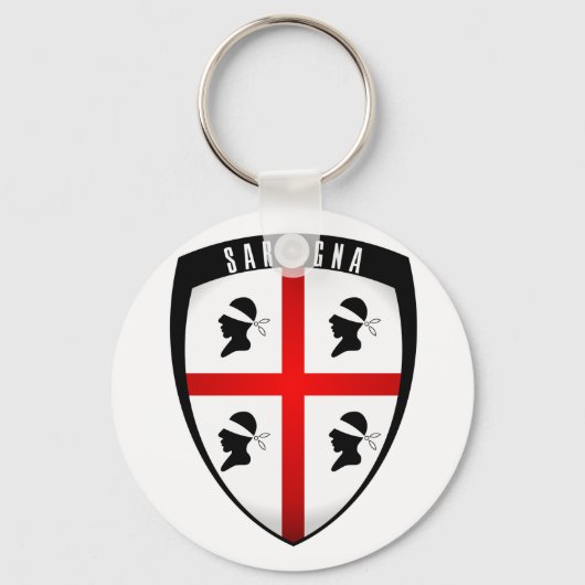 Sardinien, Schild-Wappen Schlüsselanhänger (Vorderseite)