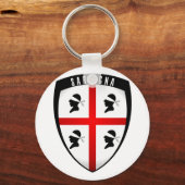 Sardinien, Schild-Wappen Schlüsselanhänger (Vorderseite)