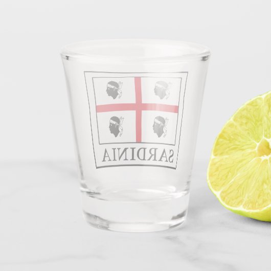 Sardinien Schnapsglas (Rückseite)