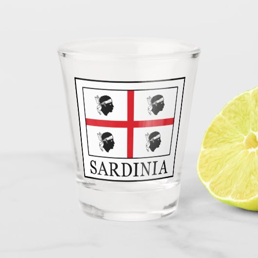 Sardinien Schnapsglas (Vorderseite)