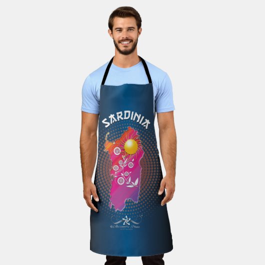 Sardinien Schürze (Getragen)