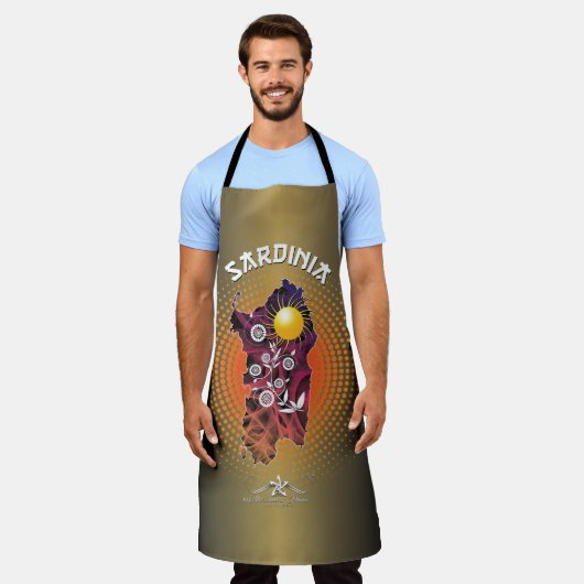 Sardinien Schürze (Getragen)