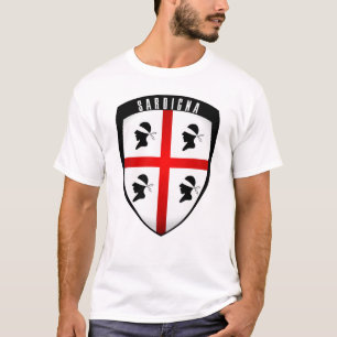 Sardinien, Shield Wappen T-Shirt
