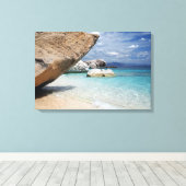 Sardinien Strand mit großen Felsen Leinwand (Insitu (Holzboden))