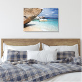 Sardinien Strand mit großen Felsen Leinwand (Insitu (Schlafzimmer))