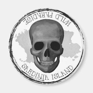 Sardinien, Wild Paradis - Schädelmagnet Magnet