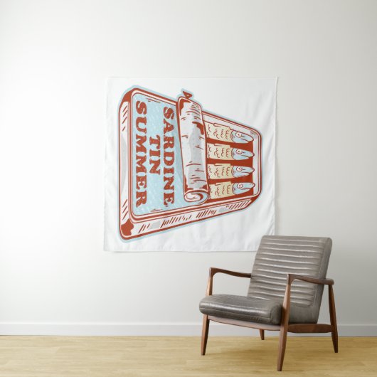 Sardiniensommer Wandteppich (Beispiel (Horizontal))