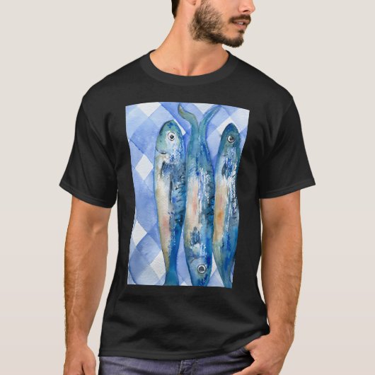 Sardinischer Fisch 7 T-Shirt (Vorderseite)