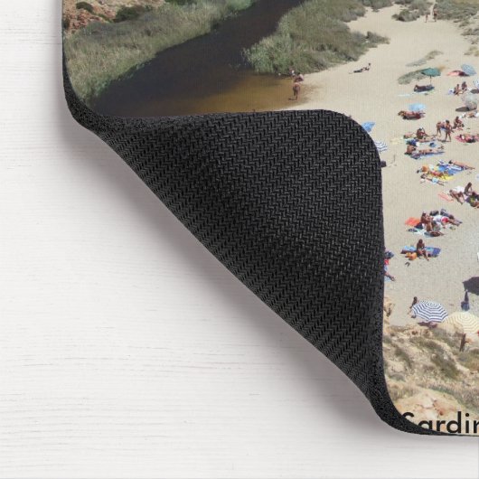 Sardinischer Strand Mousepad (Ecke)