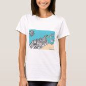 Sardonic Beach Birds T-Shirt (Vorderseite)