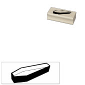 Sarg der Briefmarke Dracula Silhouette Gummistempel (Stempel)