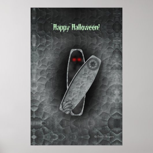 Sarg - Halloween-Poster Poster (Vorne)