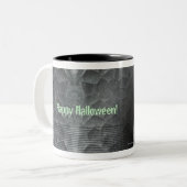 Sarg - Halloween-Tasse Zweifarbige Tasse (Vorderseite Links)