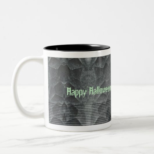 Sarg - Halloween-Tasse Zweifarbige Tasse (Links)