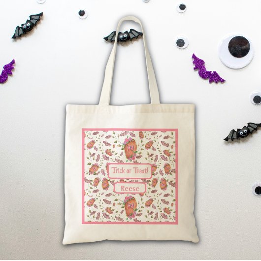 Sarg mit rosa Rosenstäbchen Tragetasche