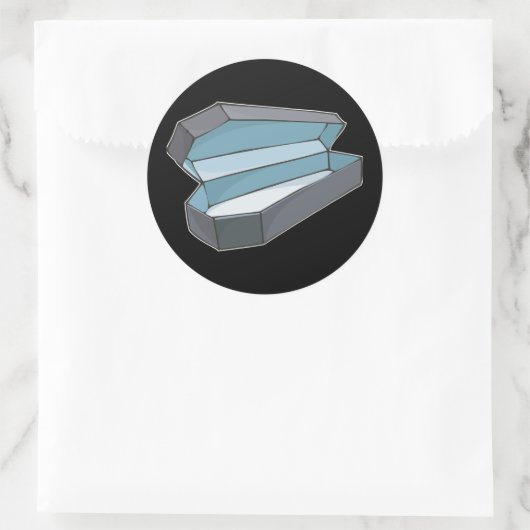 Sarg Runder Aufkleber (Tasche)