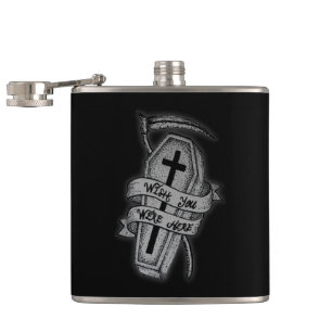 Sarg: Wunsch waren Sie hier Flachmann