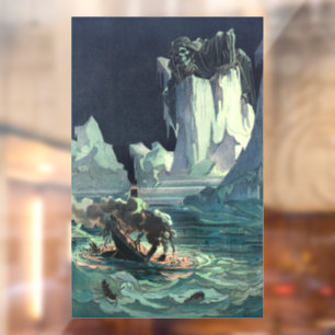 Sargasso Sea Grim Sensenmann & Sinking of Titanic Fensteraufkleber