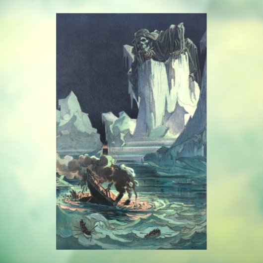 Sargasso Sea Grim Sensenmann & Sinking of Titanic Fensteraufkleber (Blatt 3)