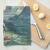 Sargasso Sea Grim Sensenmann & Sinking of Titanic Geschirrtuch (Viertel Falte)