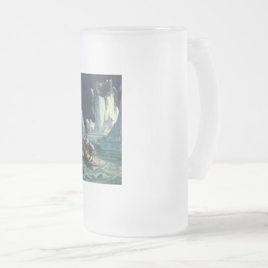 Sargasso Sea Grim Sensenmann & Sinking of Titanic Mattglas Bierglas (VorderseiteRechts)