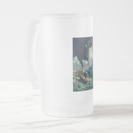 Sargasso Sea Grim Sensenmann & Sinking of Titanic Mattglas Bierglas (Vorderseite Links)