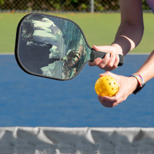 Sargasso Sea Grim Sensenmann & Sinking of Titanic Pickleball Schläger