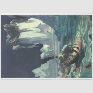 Sargasso Sea Grim Sensenmann & Sinking of Titanic Seidenpapier