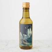 Sargasso Sea Grim Sensenmann & Sinking of Titanic Weinetikett (Vorderseite)