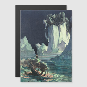 Sargassosee Sensenmann und Untergang der Titanic Magnetkarte