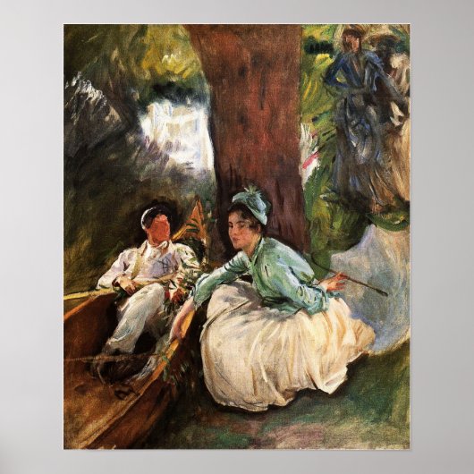 Sargent - am Fluss 1888 Poster (Vorne)